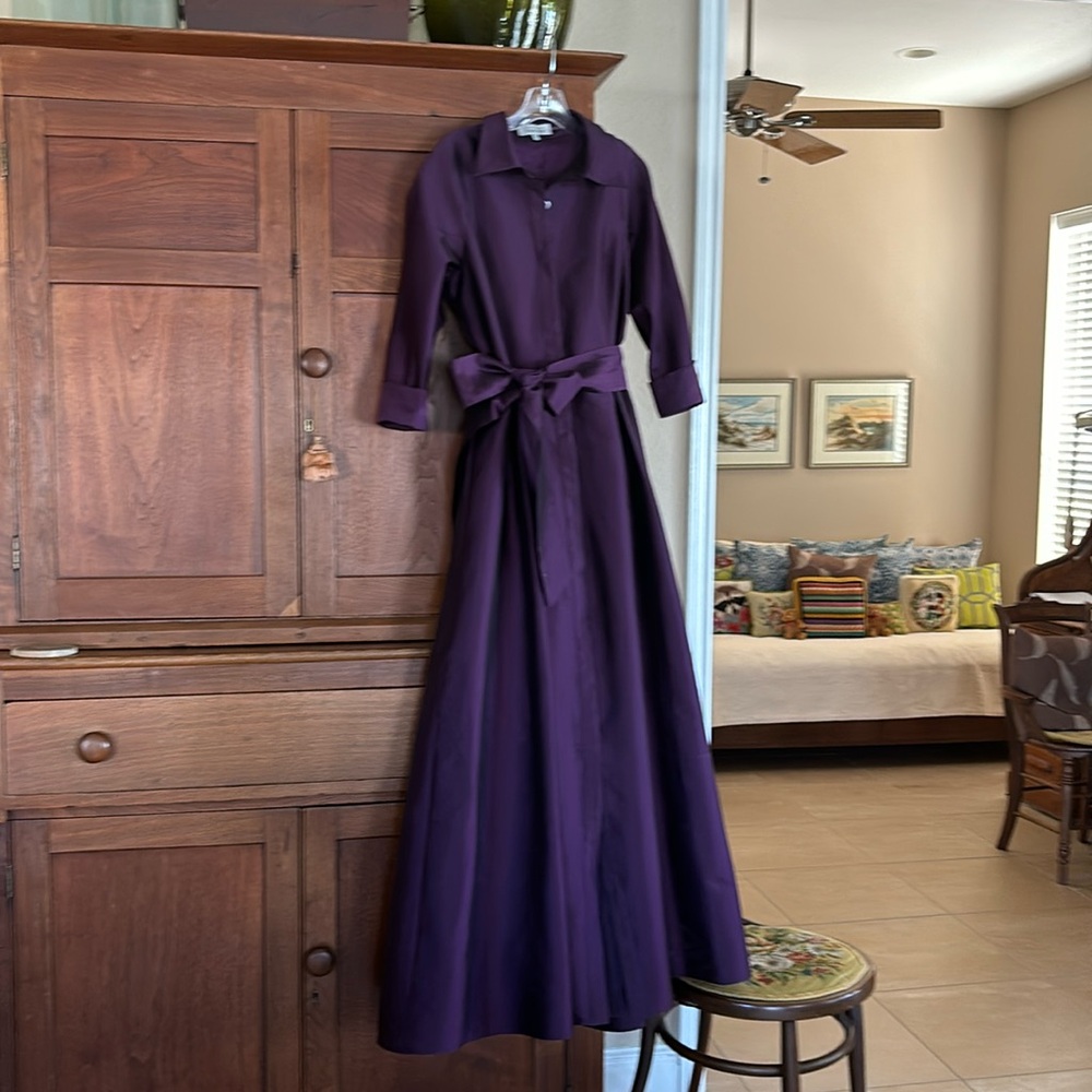 Teri Jon by Rickie Freeman Shirt Waist Gown
